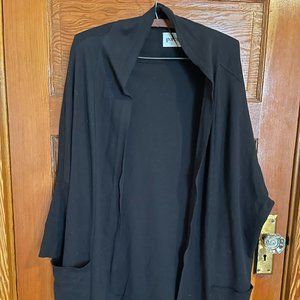 Pact Black Airplane Cardigan